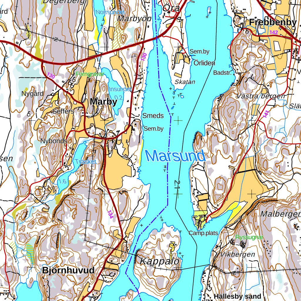 Hammarland 1:50 000 (L234) Map by MaanMittausLaitos | Avenza Maps