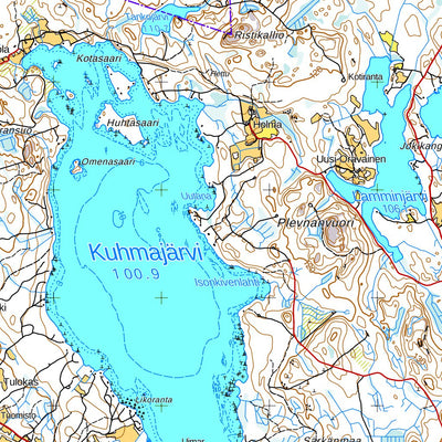 Mustaniemi 1:50 000 (M423)