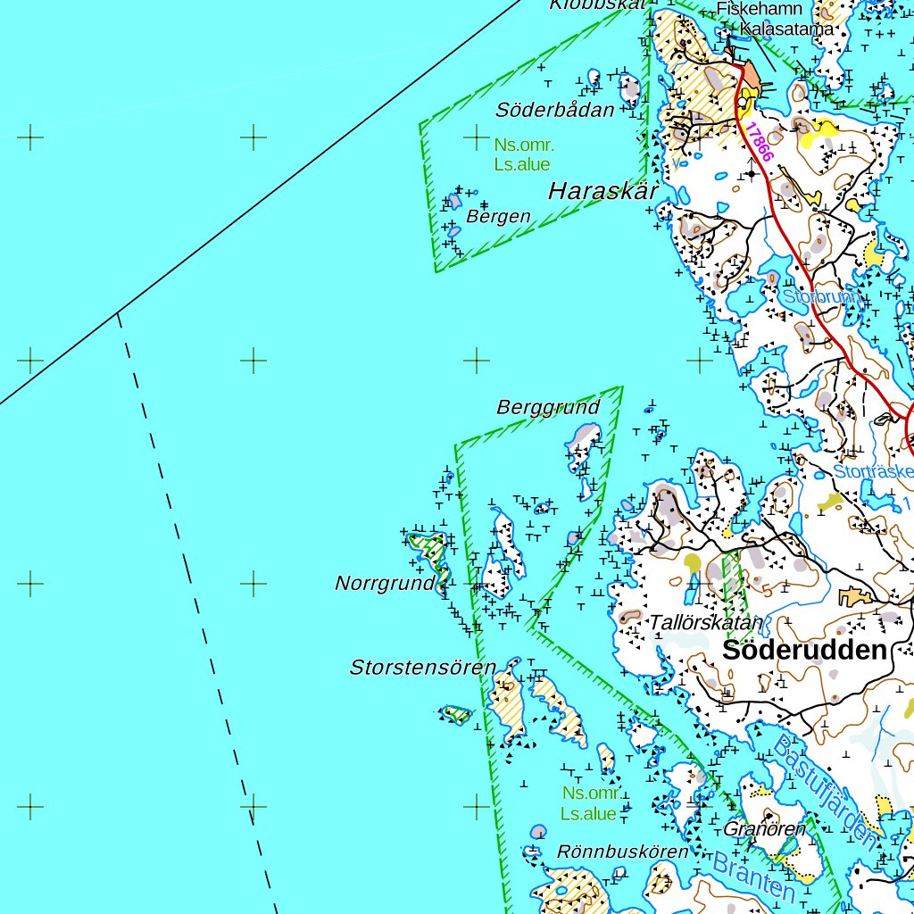 Mustasaari 1:50 000 (P324) Map by MaanMittausLaitos | Avenza Maps