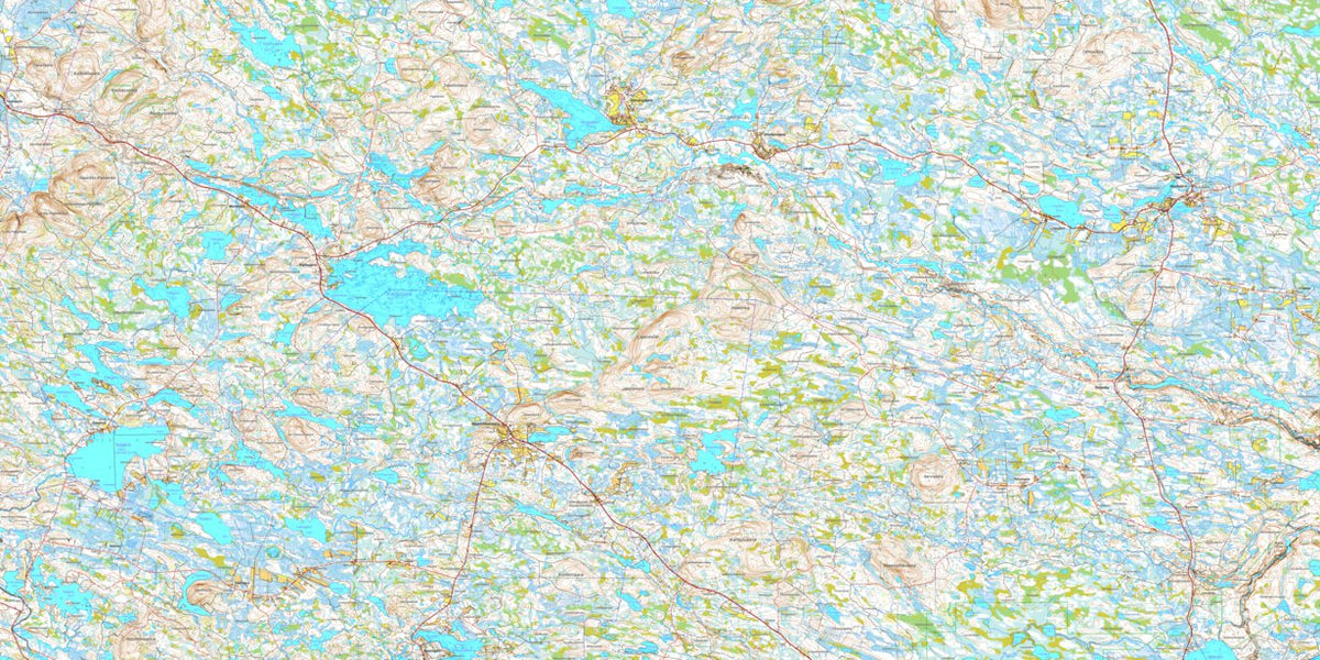 Salla 1:50 000 (T514) Map by MaanMittausLaitos | Avenza Maps