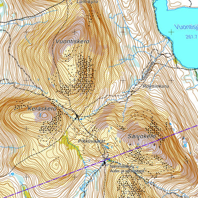 Keräs-Sieppi 1:50 000 (V414)