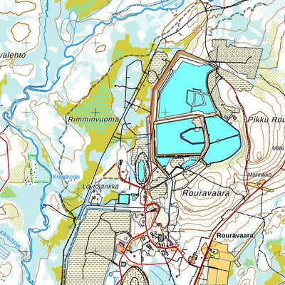 Rouravaara 1:50 000 (V431)