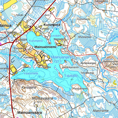 Mainua 150 000 (Q521) Map by MaanMittausLaitos Avenza Maps