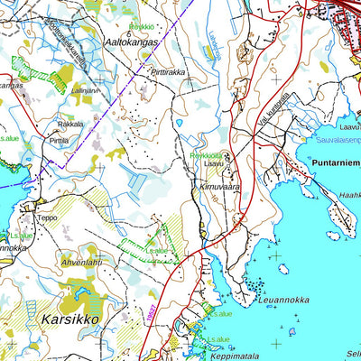 Kemi Train Map Kemi 1:50 000 (S414) Map by MaanMittausLaitos | Avenza Maps