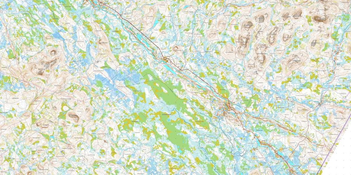 Salla 1:50 000 (U513) Map by MaanMittausLaitos | Avenza Maps
