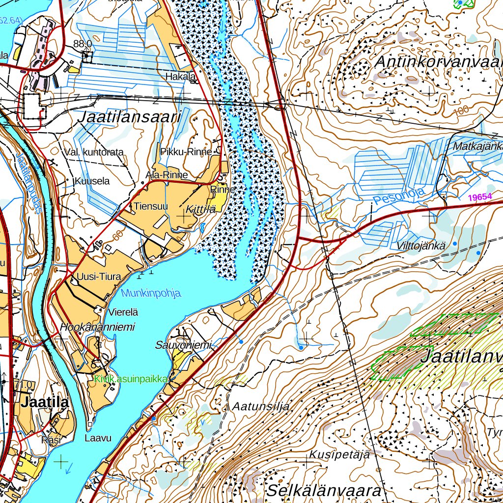 Rovaniemi 1:50 000 (T431) Map by MaanMittausLaitos | Avenza Maps