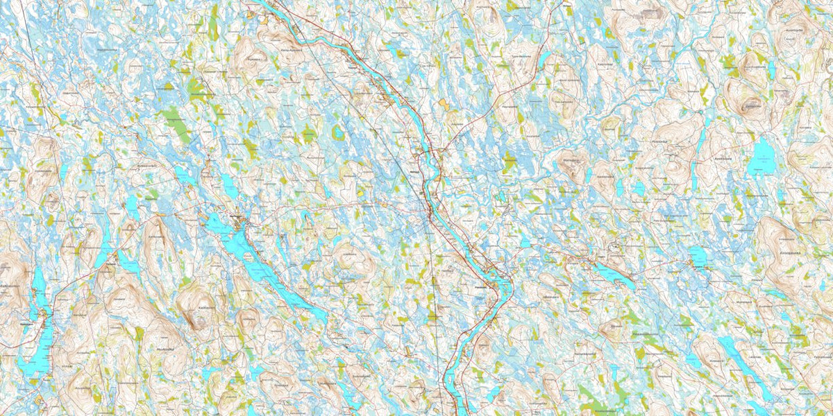 Rovaniemi 1:50 000 (T442) Map by MaanMittausLaitos | Avenza Maps