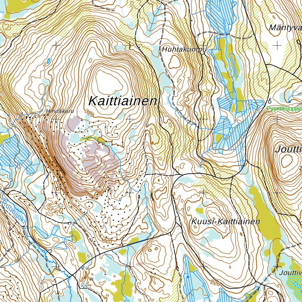 Rovaniemi 1:50 000 (T442) Map by MaanMittausLaitos | Avenza Maps
