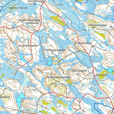 Saunajärvi 1:50 000 (Q544)