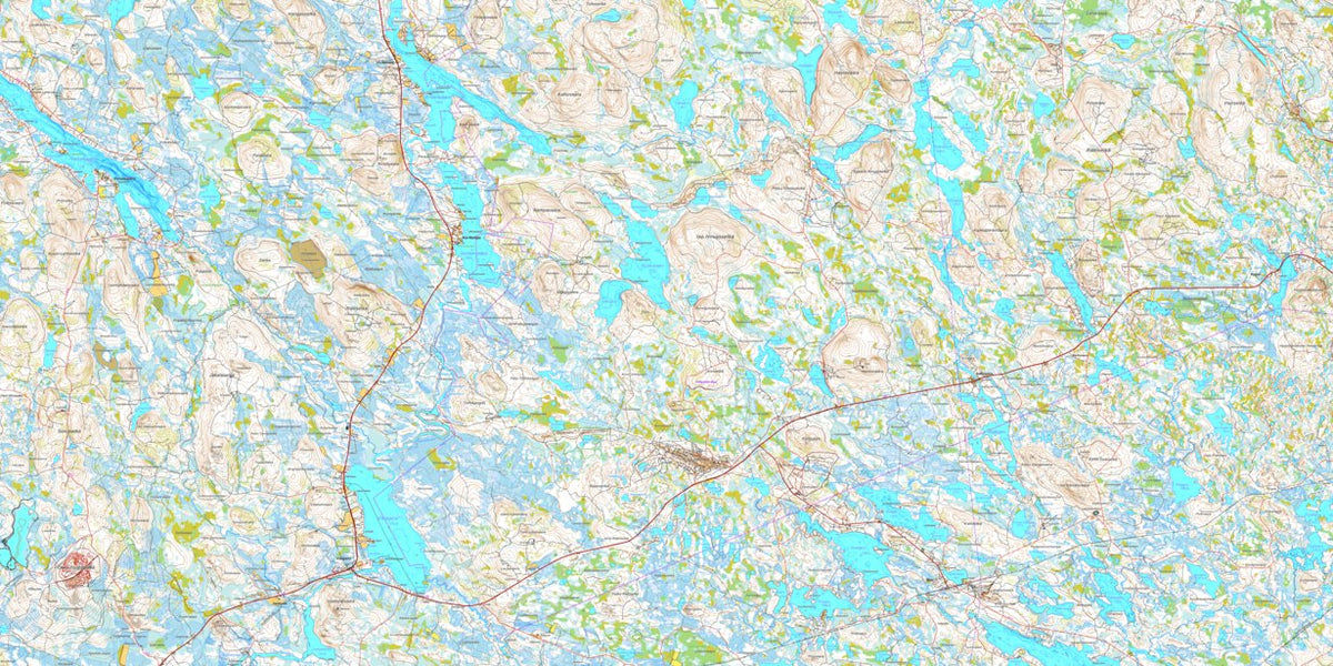Rovaniemi 1:50 000 (T443) Map by MaanMittausLaitos | Avenza Maps