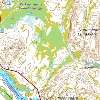 Kaaresuvanto 1:50 000 (V421)