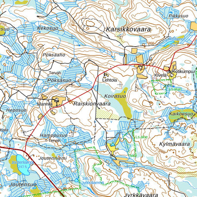 Suomussalmi 1:50 000 (R524)