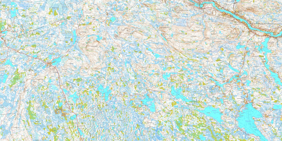 Rovaniemi 1:50 000 (T433) Map by MaanMittausLaitos | Avenza Maps