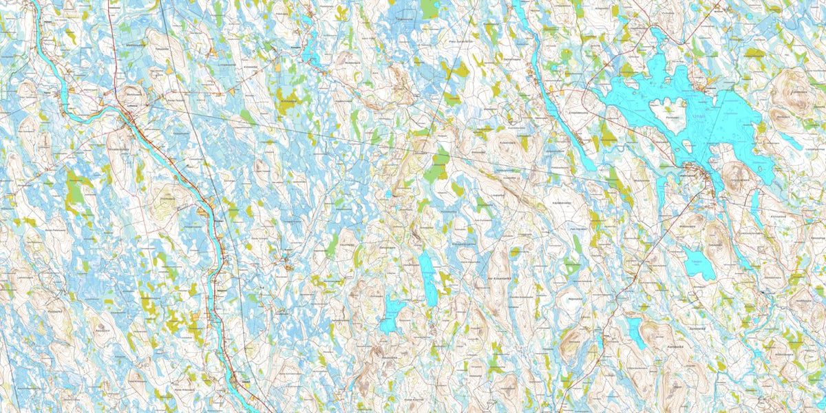 Rovaniemi 1:50 000 (U431) Map by MaanMittausLaitos | Avenza Maps