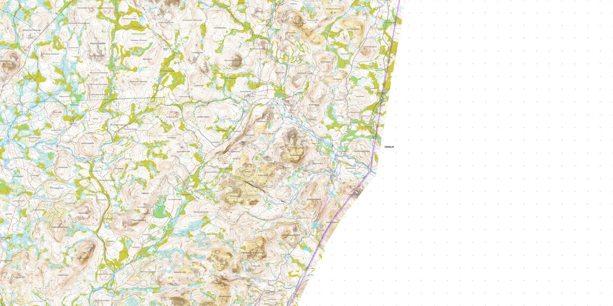 Salla 1:50 000 (U541) Map by MaanMittausLaitos | Avenza Maps