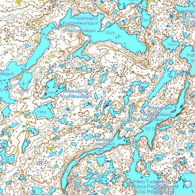 Sevettijärvi 1:50 000 (W524)