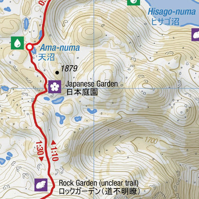 MAP 4 - Daisetsuzan Grand Traverse (Hokkaido, Japan)