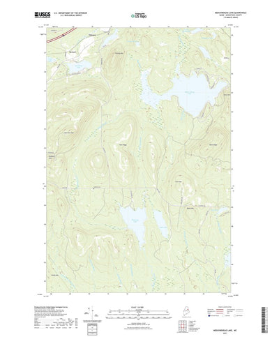 Meduxnekeag Lake, ME (2021, 24000-Scale) Preview 1