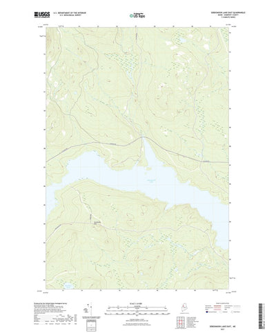 Seboomook Lake East, ME (2021, 24000-Scale) Preview 1