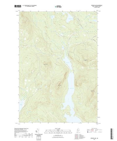 Spencer Lake, ME (2021, 24000-Scale) Preview 1