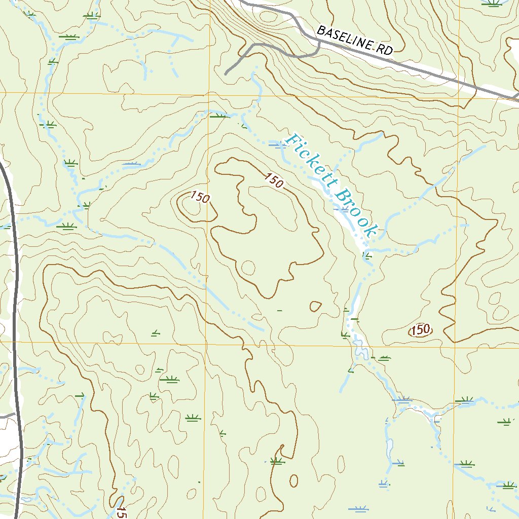 Schoodic Lake, ME (2021, 24000Scale) Map by United States Geological