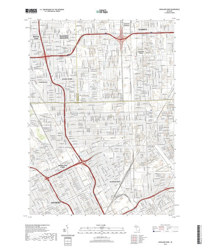 Highland Park, MI (2019, 24000-Scale) Preview 1
