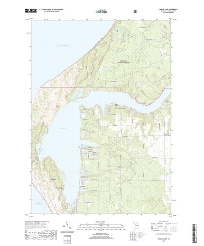 Hamlin Lake, MI (2019, 24000-Scale) Preview 1