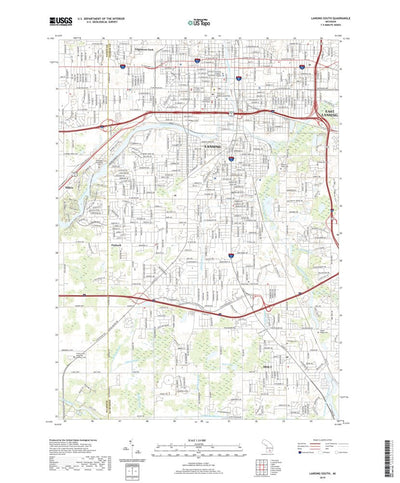 Lansing South, MI (2019, 24000-Scale) Preview 1