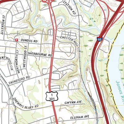 Drewrys Bluff, VA (2019, 24000-Scale) Preview 2