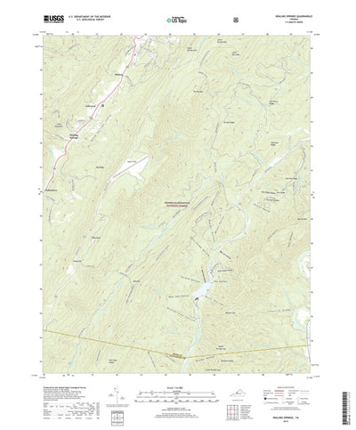 Healing Springs, VA (2019, 24000-Scale) Preview 1