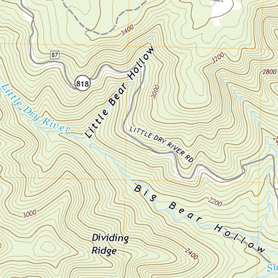 Cow Knob, VA (2019, 24000-Scale) Preview 3