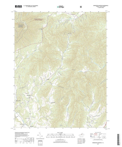 Horseshoe Mountain, VA (2019, 24000-Scale) Preview 1