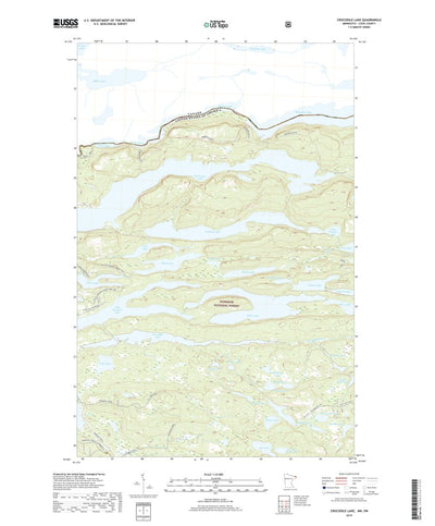Crocodile Lake, MN (2019, 24000-Scale) Preview 1