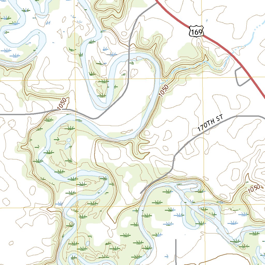 Hunley Map Huntley, MN (2019, 24000-Scale) Map by United States Geological Survey ...