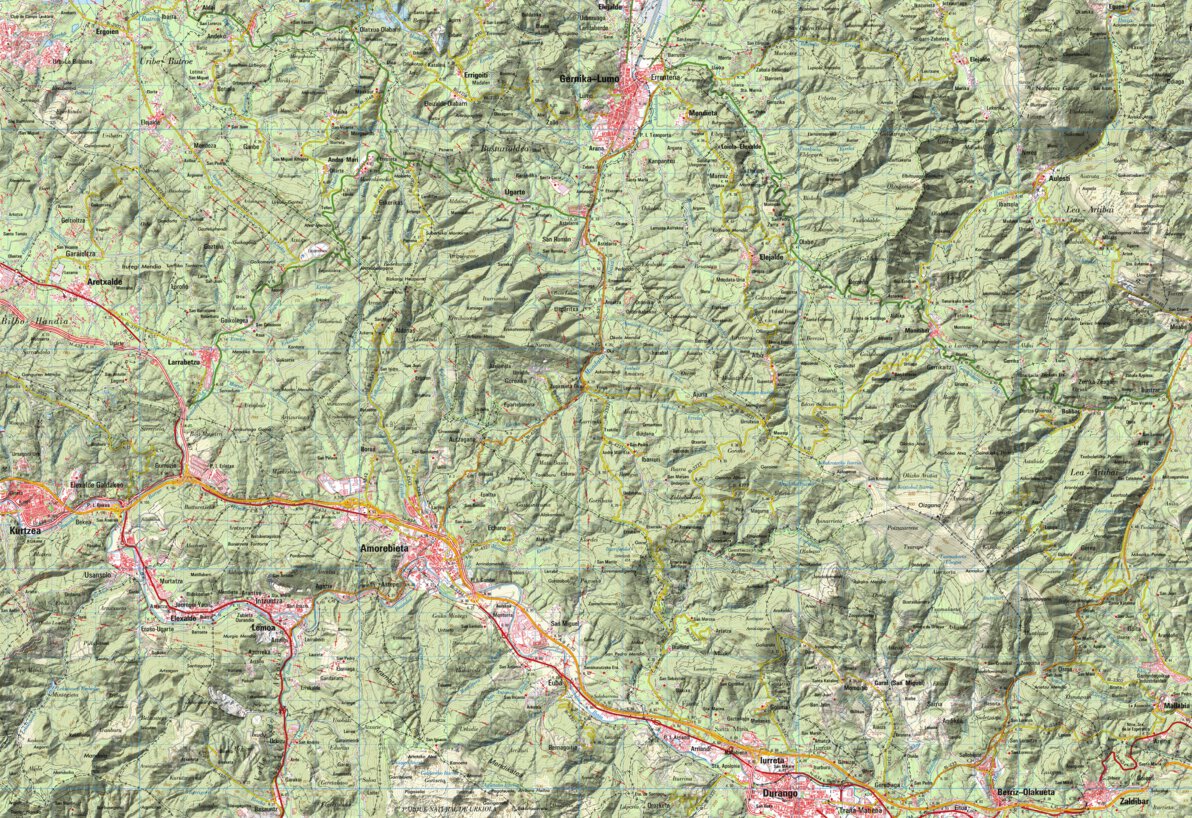 Durango (0062) Map by Instituto Geografico Nacional de Espana | Avenza Maps