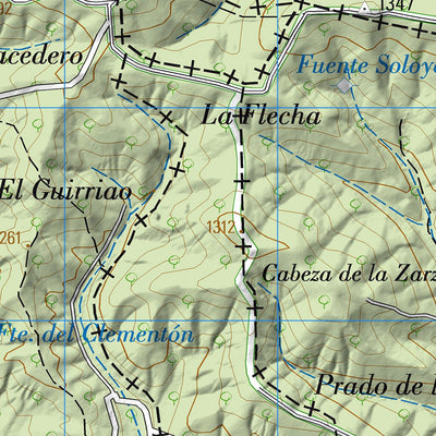 Quintanar de la Sierra (0316) Map by Instituto Geografico Nacional de