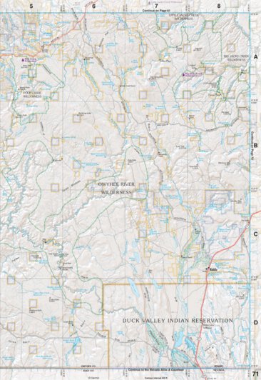Idaho Atlas & Gazetteer Page 71