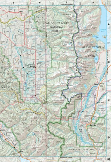 Idaho Atlas & Gazetteer Page 59