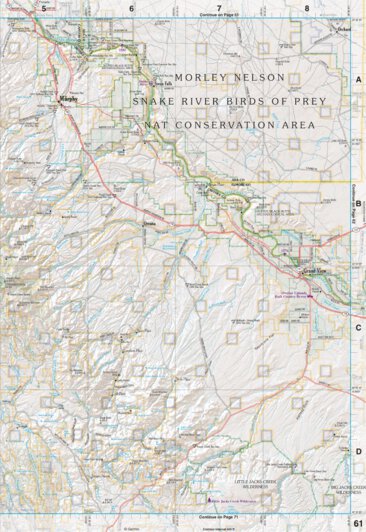 Idaho Atlas & Gazetteer Page 61