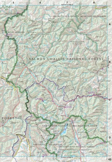 Idaho Atlas & Gazetteer Page 43