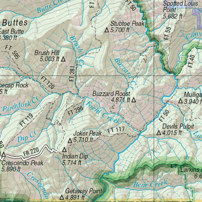 Idaho Atlas & Gazetteer Page 22