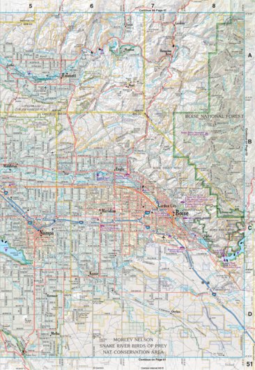Idaho Atlas & Gazetteer Page 51
