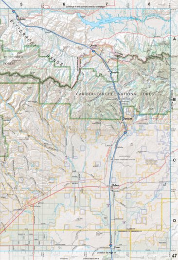Idaho Atlas & Gazetteer Page 47