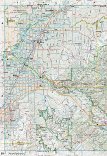 Idaho Atlas & Gazetteer Page 58