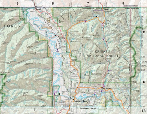 Idaho Atlas & Gazetteer Page 13
