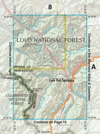 Idaho Atlas & Gazetteer Page 23 Inset