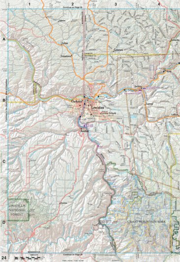 Idaho Atlas & Gazetteer Page 24