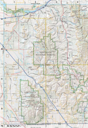 Idaho Atlas & Gazetteer Page 76