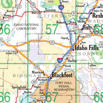 Idaho Atlas & Gazetteer Overview Map