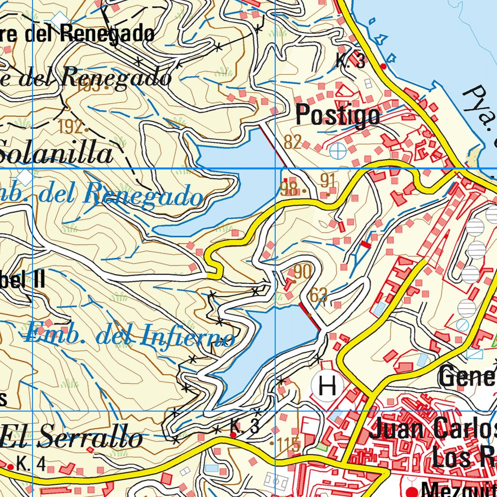 Ceuta y Melilla (Con la 1111) (1110) Map by Instituto Geografico ...